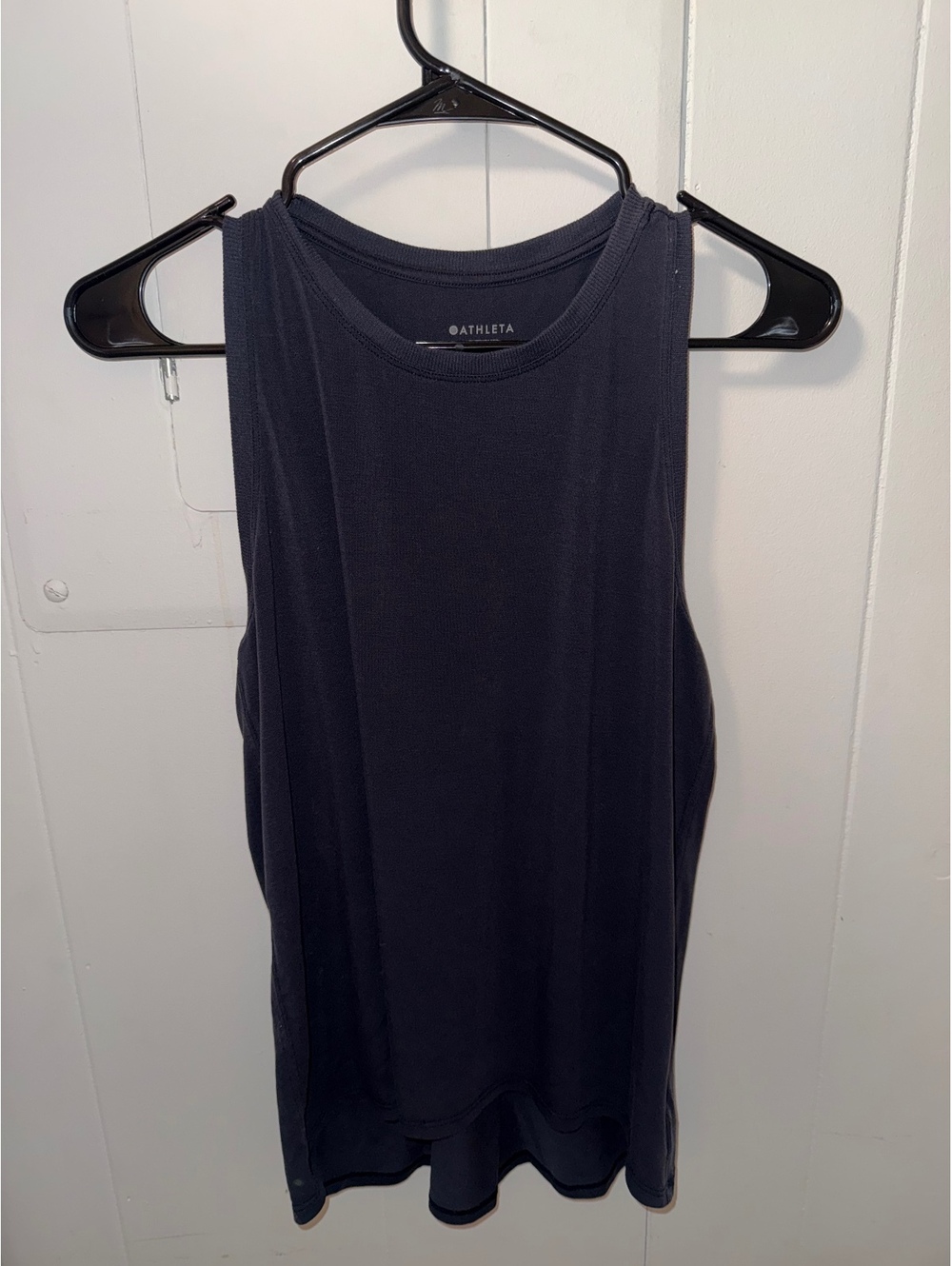 Athleta Ease In Tank Camisole, Black, Size Medium, Racerback Athletic Top